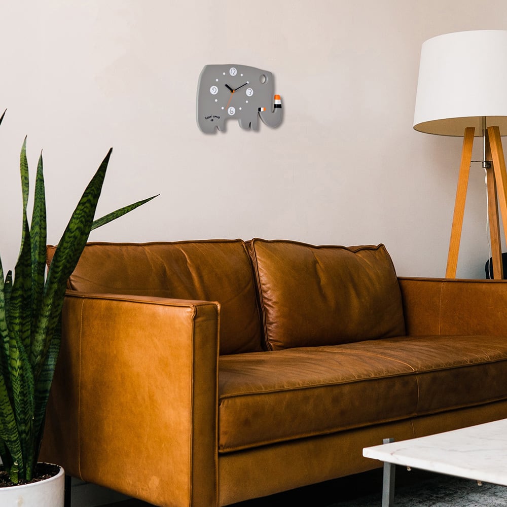 絵本作家 五味太郎 オリジナル時計「ゾウ・グレイ」 | 五味太郎