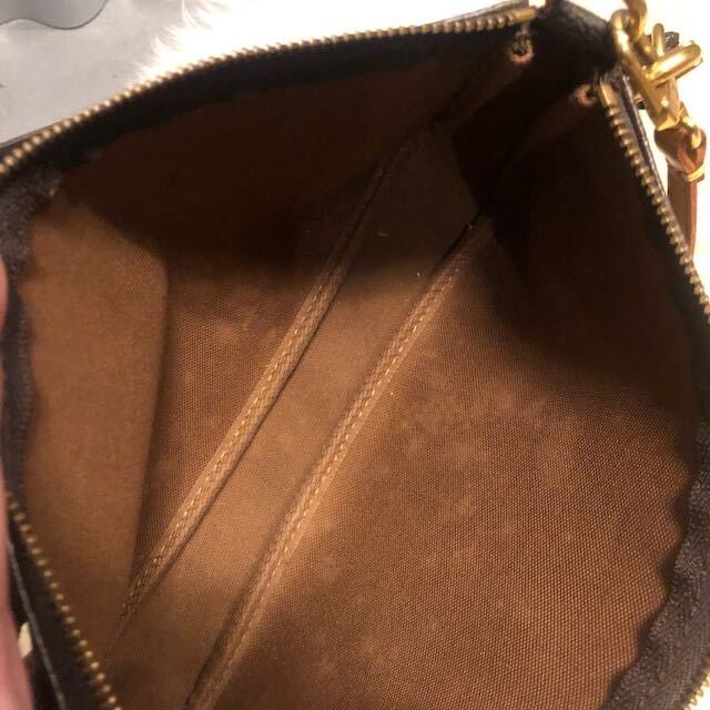 Louis Vuitton pochette accessories 2way hand shoulder bag monogram