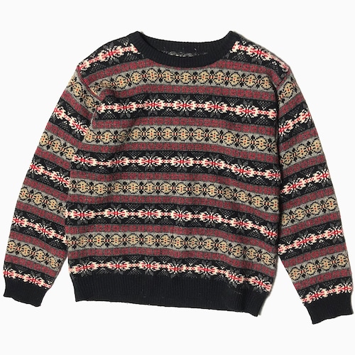 Vintage 80〜90's Patterned Knit Sweater