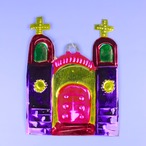 ブリキのデコレーション「教会①」