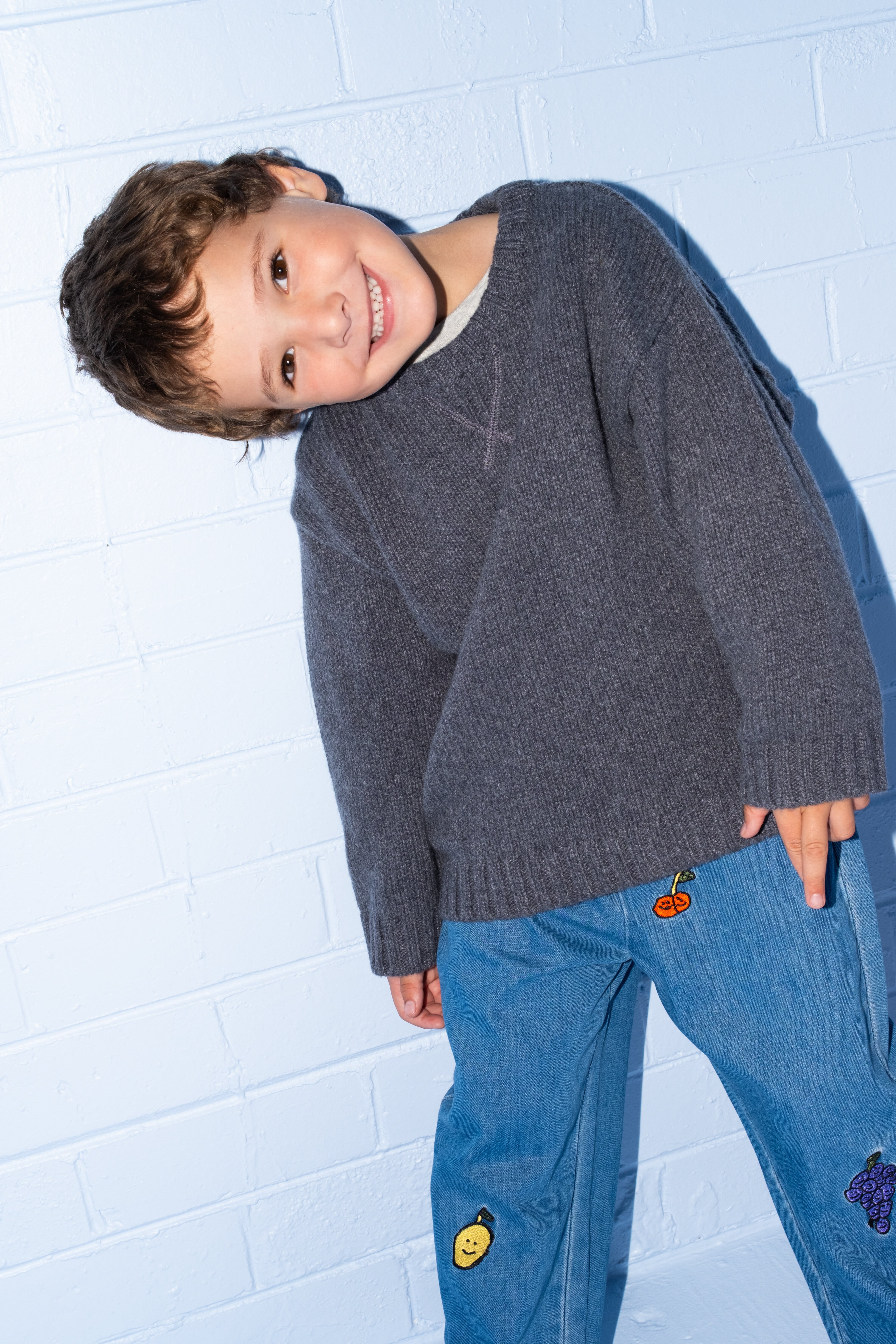 【即納/送料無料】Grown / ORGANIC FRUIT SALAD DENIM PANTS