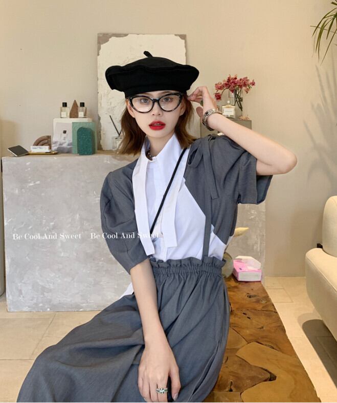 サマーシャツ スカート ストリート 夏物 モンロー13966149496