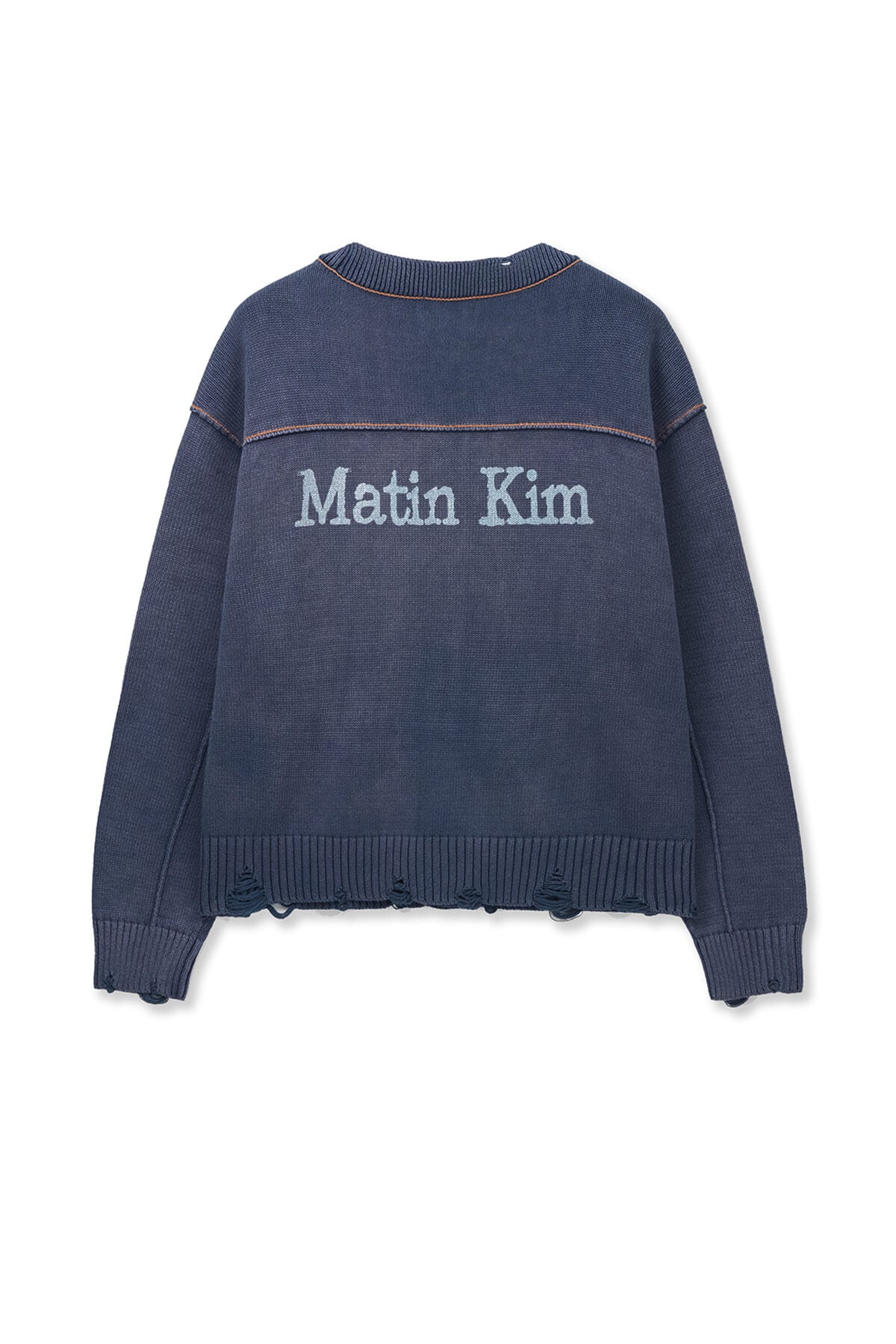 Matin Kim ネイビー ポロネックセーター M Amazon.co.jp: matin kim マーティンキム ニット ネイビー : ファッション