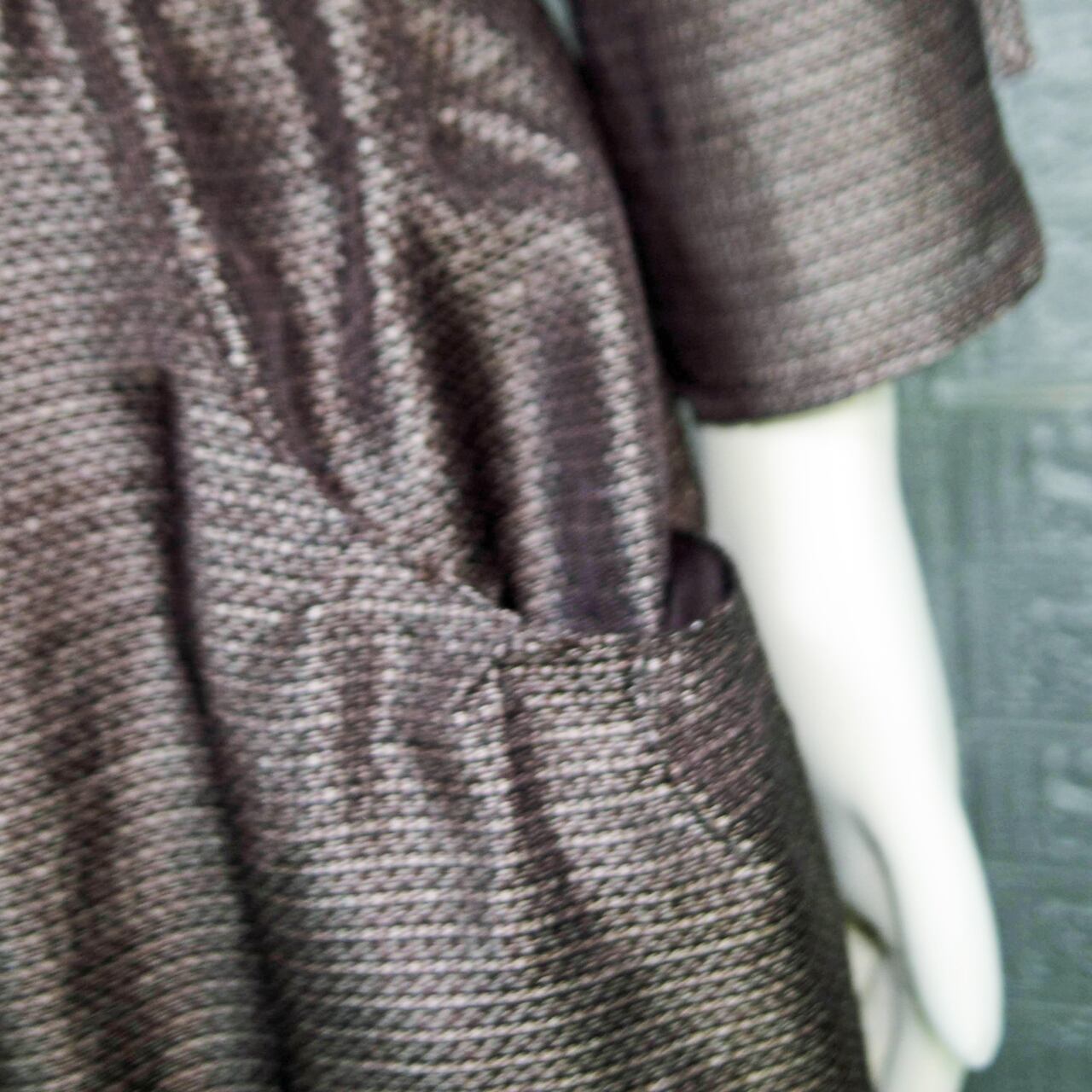 送料無料！！訳有安価アンダードレス付き着物リメイクコートワンピース  