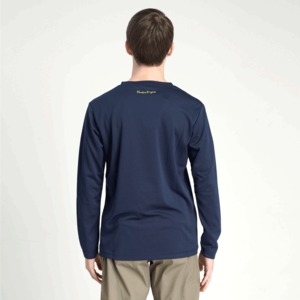 メンズ EVAEDGE ロングスリーブTシャツ（ネイビー）P821FLSM02