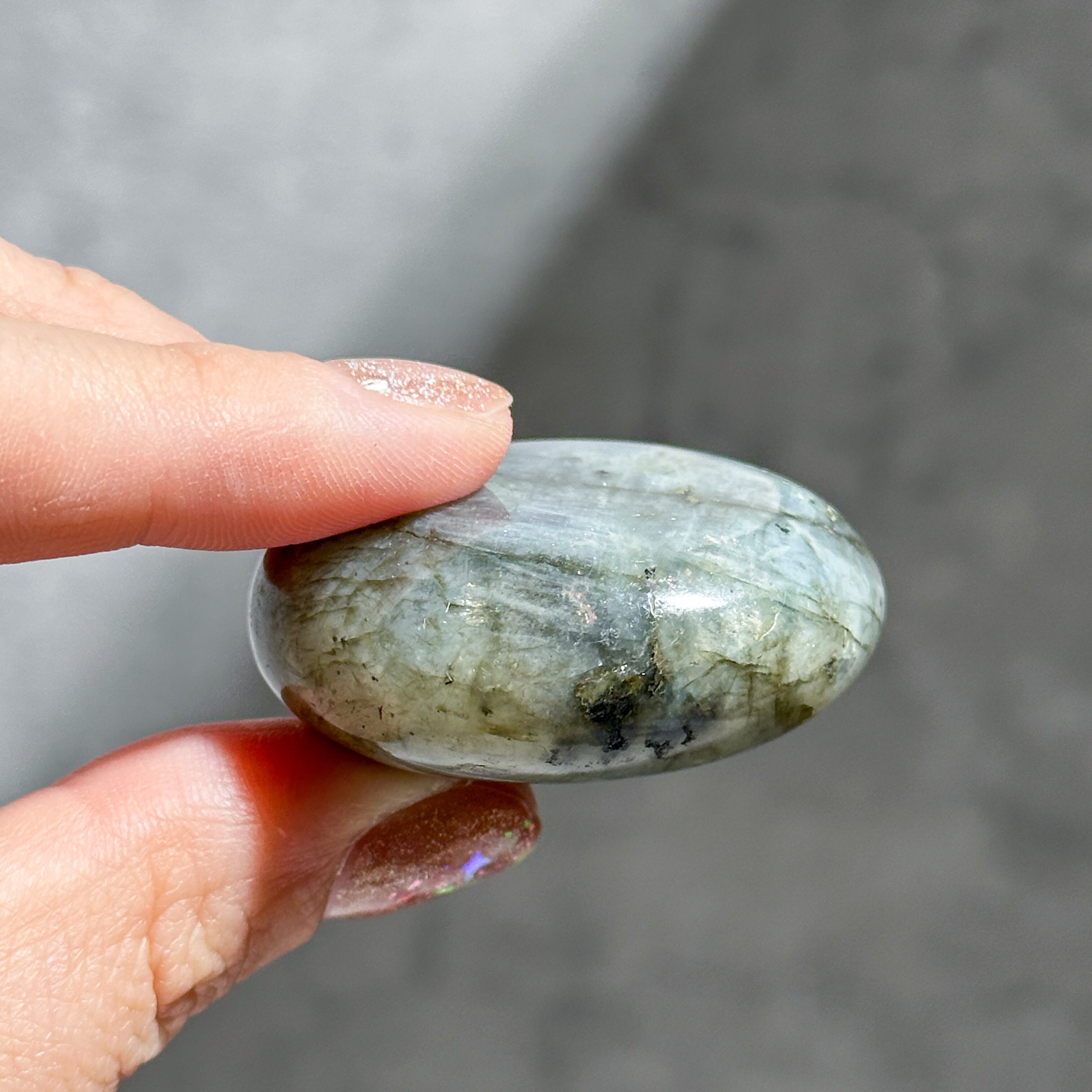 ラブラドライト パームストーン71◇ Labradorite palm stone ◇天然石