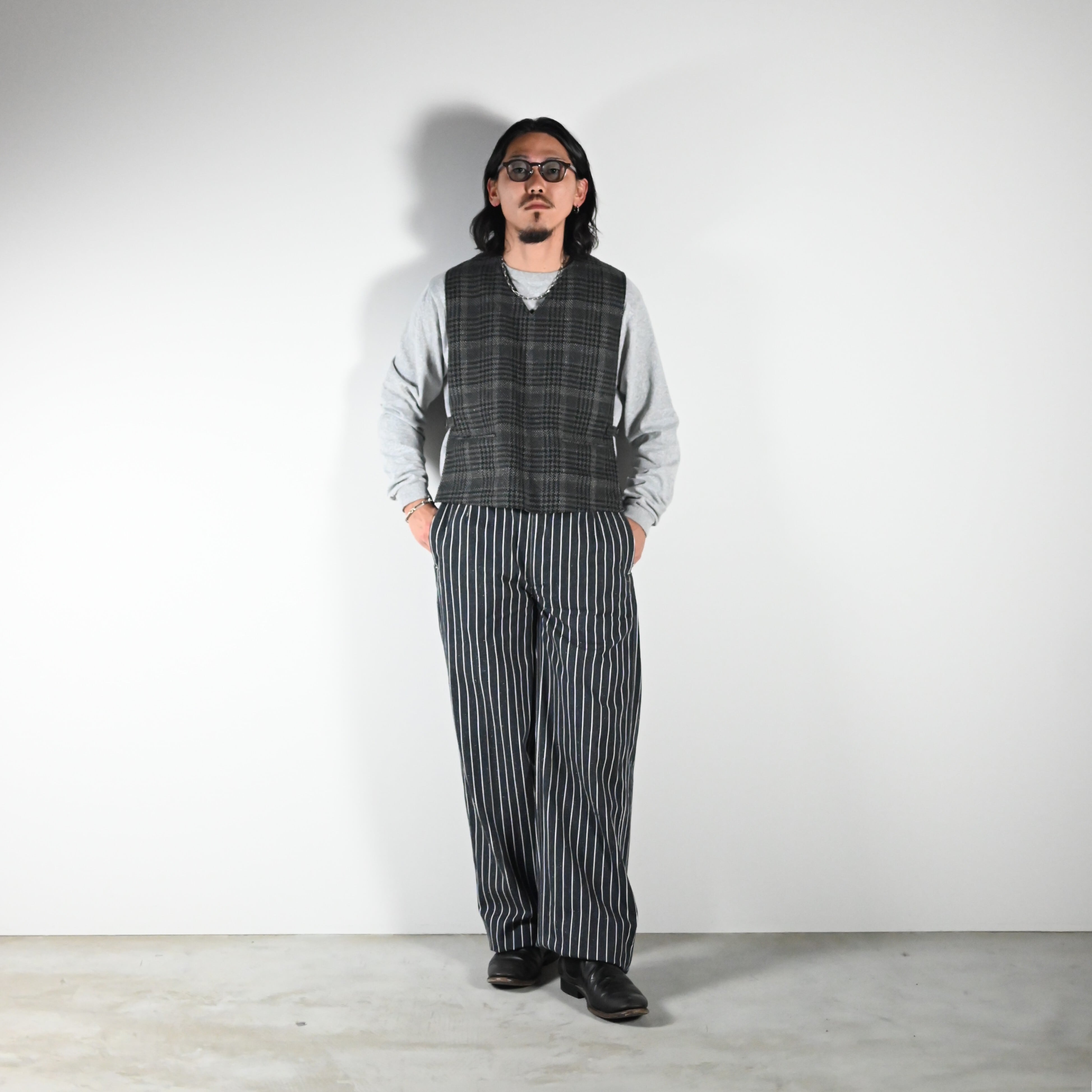 OLD JOE(オールドジョー)LACED BACK SAILOR TROUSERコーディネート | GANKO