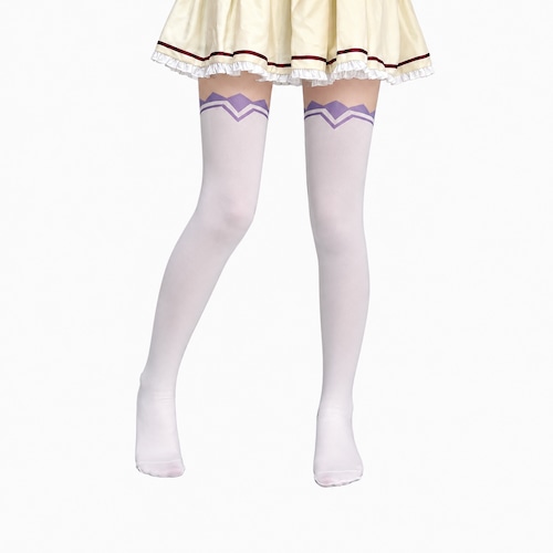 コスプレアイテム プリントオーダー タイツ 120デニール タイツ ストッキング 2足セット ★Re:ゼロから始める異世界生活/エミリア 等 ★受注品★