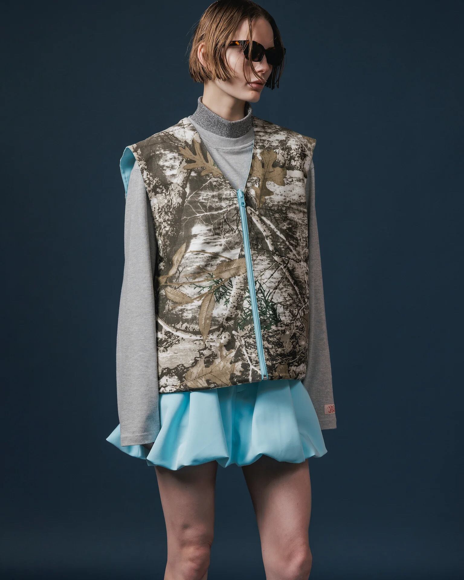 25AW】NON TOKYO REVERSIBLE MULTI POCKET VEST (BLUE) NON-25A-0915