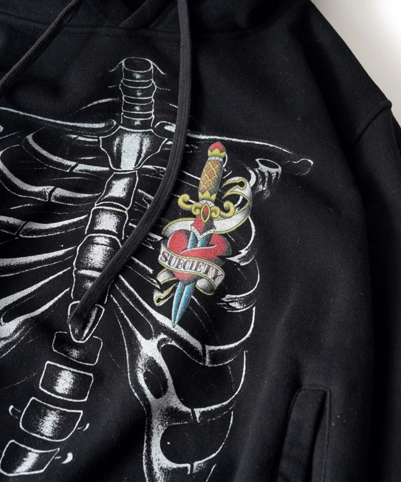 SUBCIETY / Skelton hoodie / スウェットパーカー / 151-31060 - 4