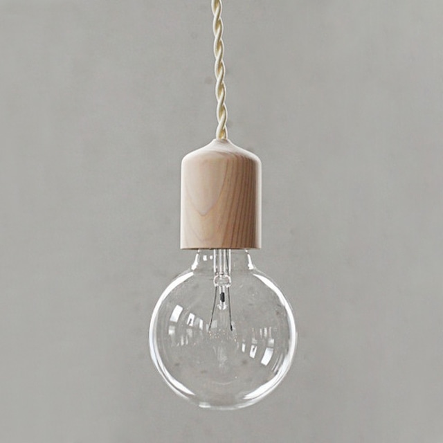 Socket Lamp Hinoki｜檜