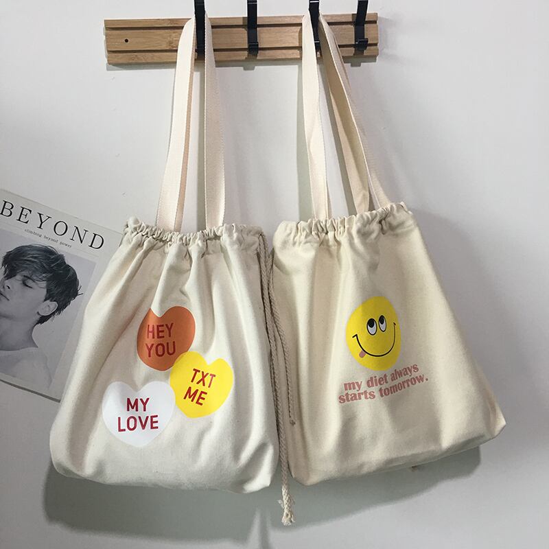 ≡新品 原宿系トートバッグ 巾着タイプ ≡セカンド ボストン