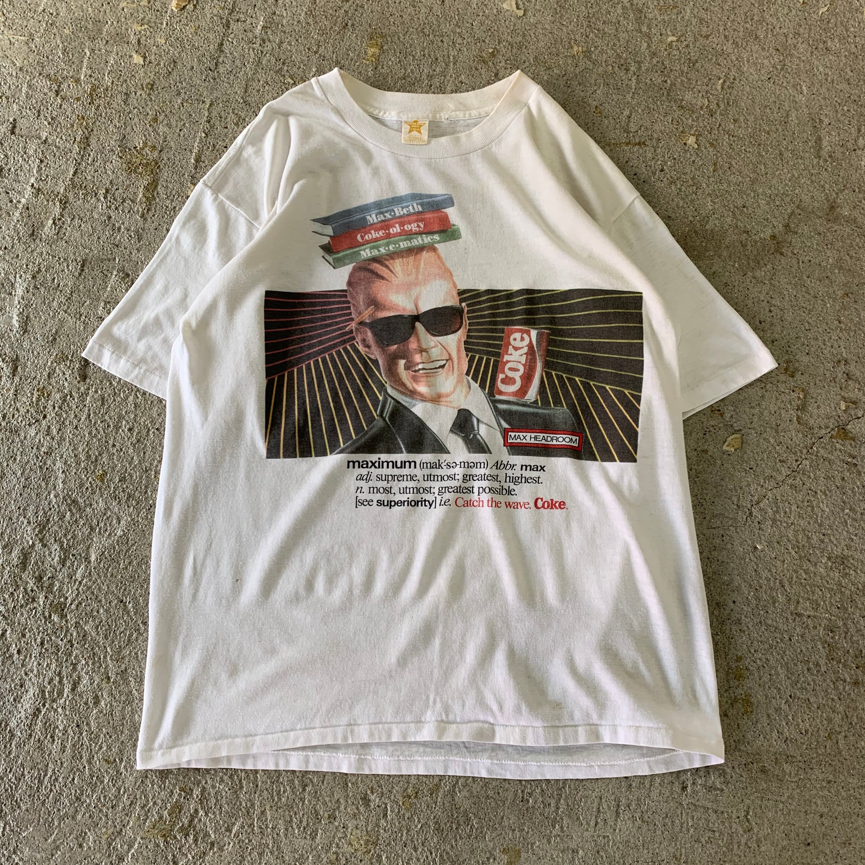 80sヴィンテージ Max Headroom　マックスヘッドルーム  Tee