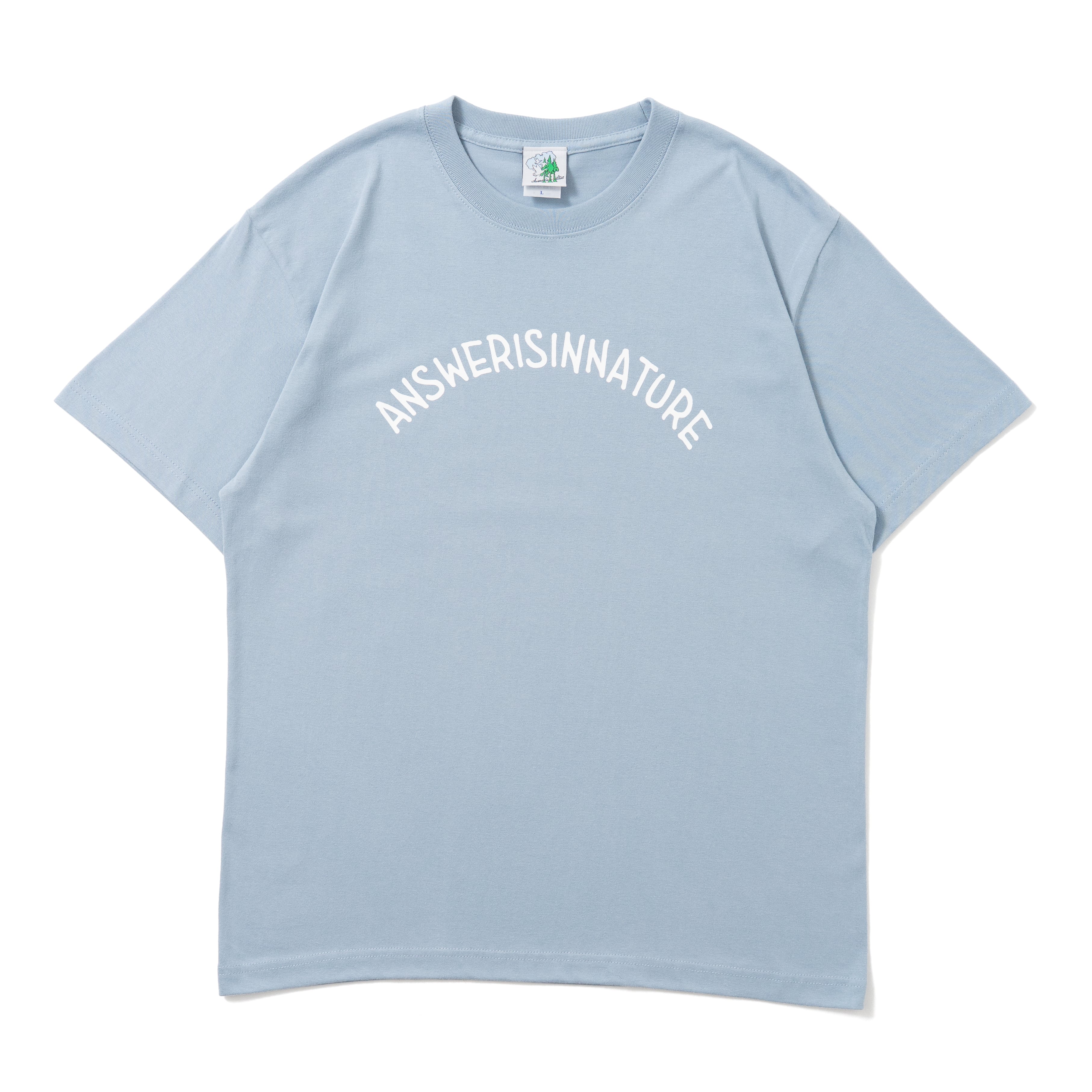 【ディスプレイ】ANSWER ARCH LOGO TEE BLUE