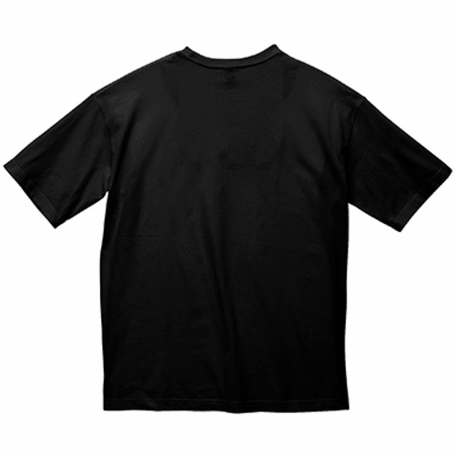 【ビッグシルエット 5.6oz】 PRIORITY SURF® 山田バーグ® ロゴ Tシャツ  ブラックの商品画像2