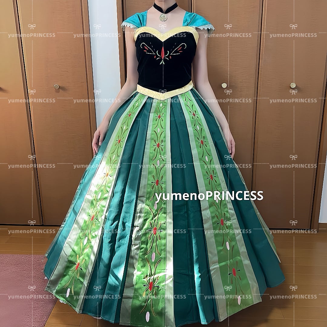dハロ アナ雪 載冠式ドレス オーダーメイド衣装 | yumenoPRINCESS