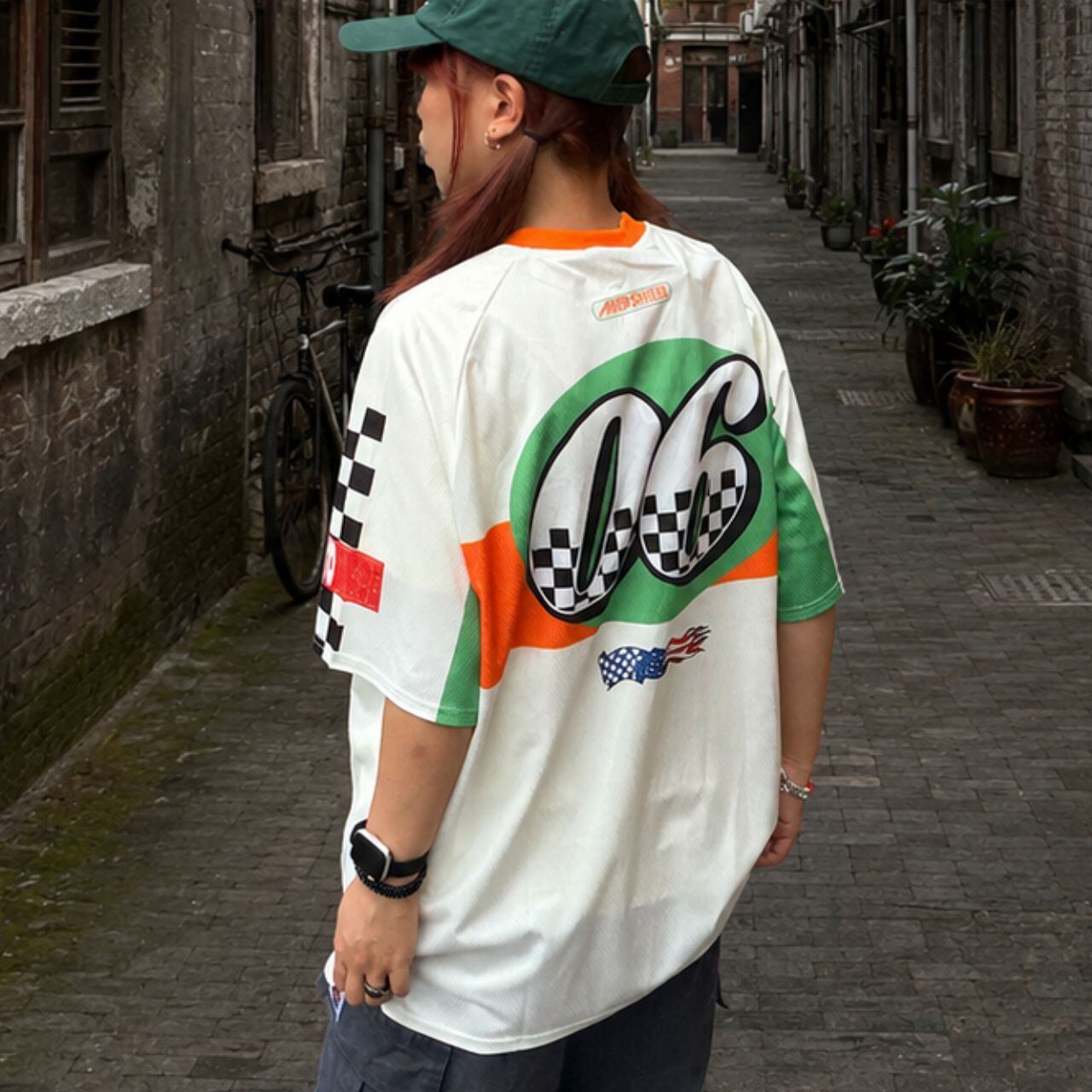 レーシンググラフィックチェッカーフラッグT 1col R02310