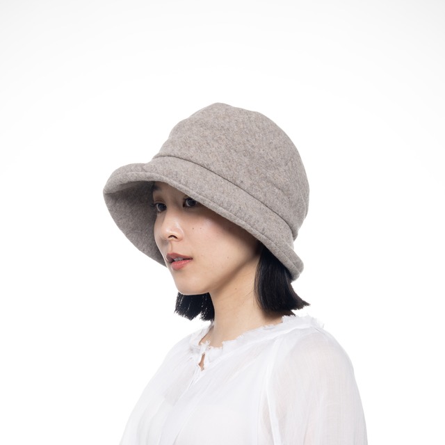 【2025秋冬新作】ジャージーウールギャザーフクレセーラー｜帽子
