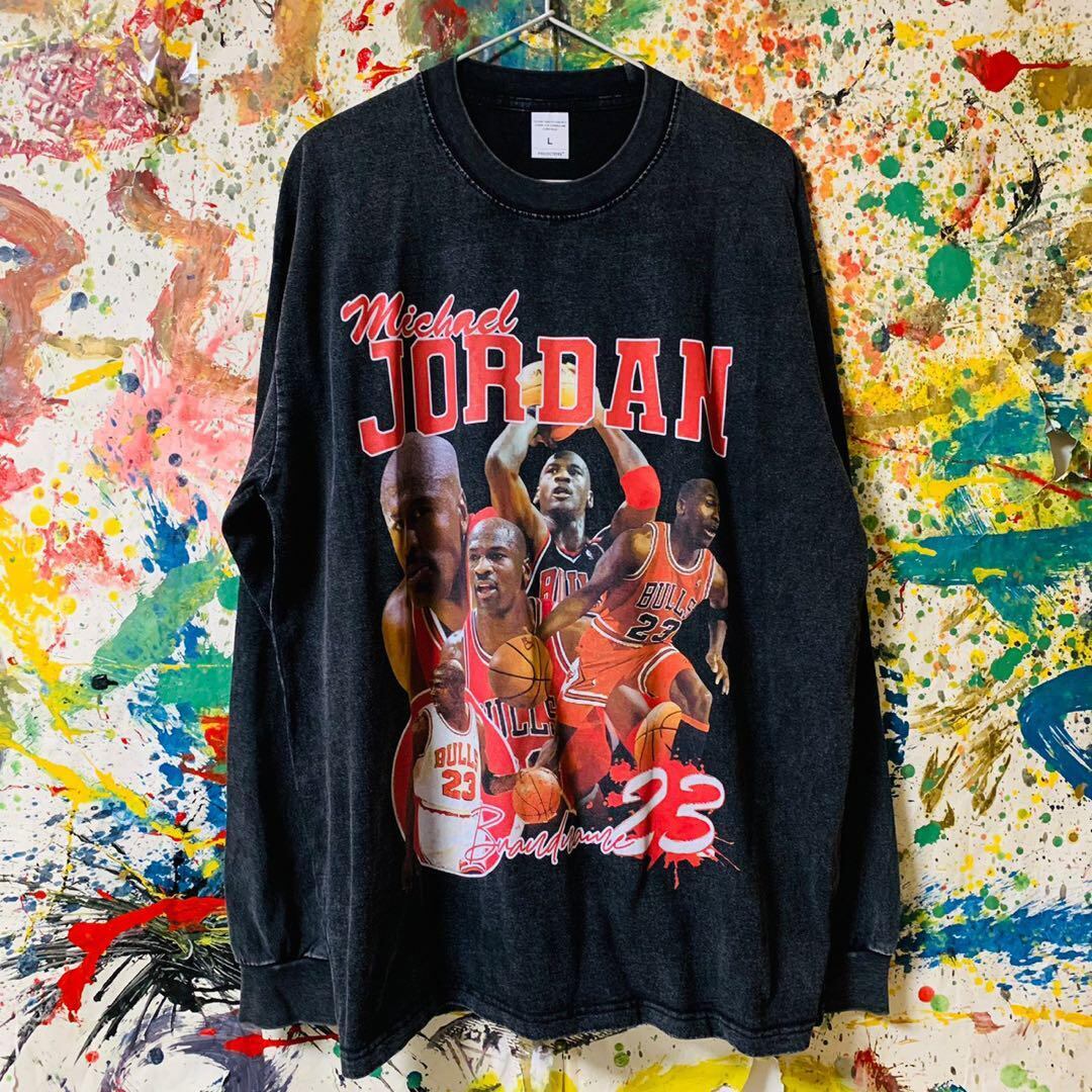 マイケル ジョーダン ロンＴ 長袖 NBA バスケ シカゴブルズ XL 2XL