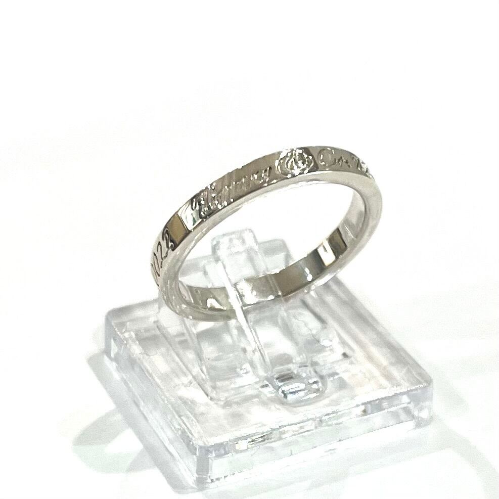 TIFFANY&CO】【10号】2390 ティファニーaddressナローリング 指輪 TIFFANY&CO】【10号】2390 ティファニーaddressナローリング 指輪