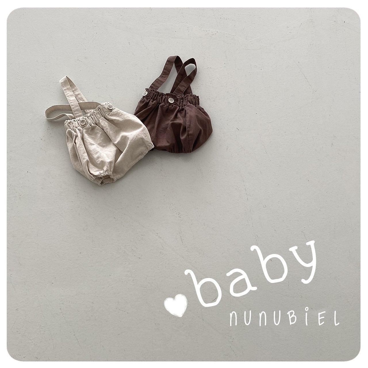 《予約》送料無料【nunubiel】bebe)cool suspender romper