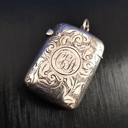 Sterling Silver 1900年 Match Case