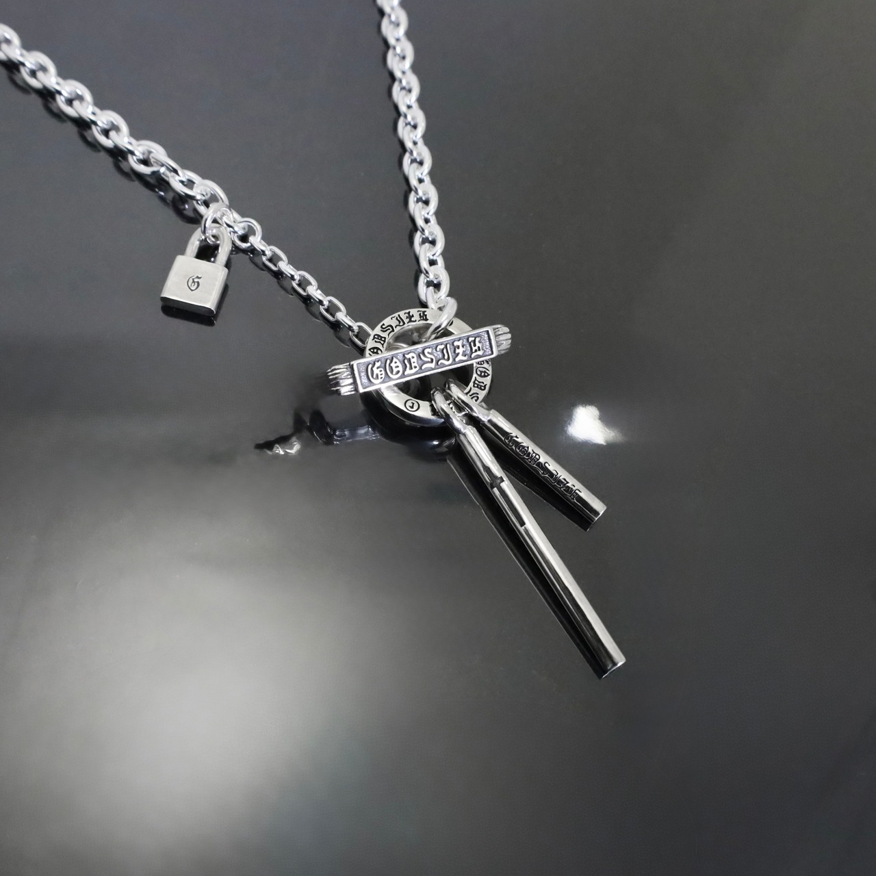 VOID STICK CIRCUIT NECKLACE T-BAR / ヴォイドスティックサーキットネックレス Tバー