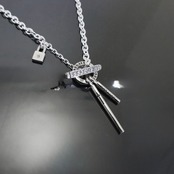 VOID STICK CIRCUIT NECKLACE T-BAR / ヴォイドスティックサーキットネックレス Tバー