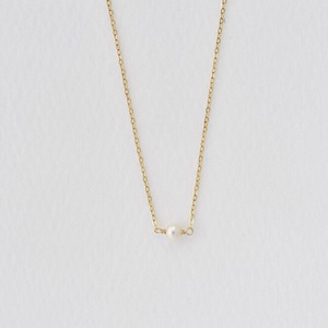 pearl gold necklace　J00222