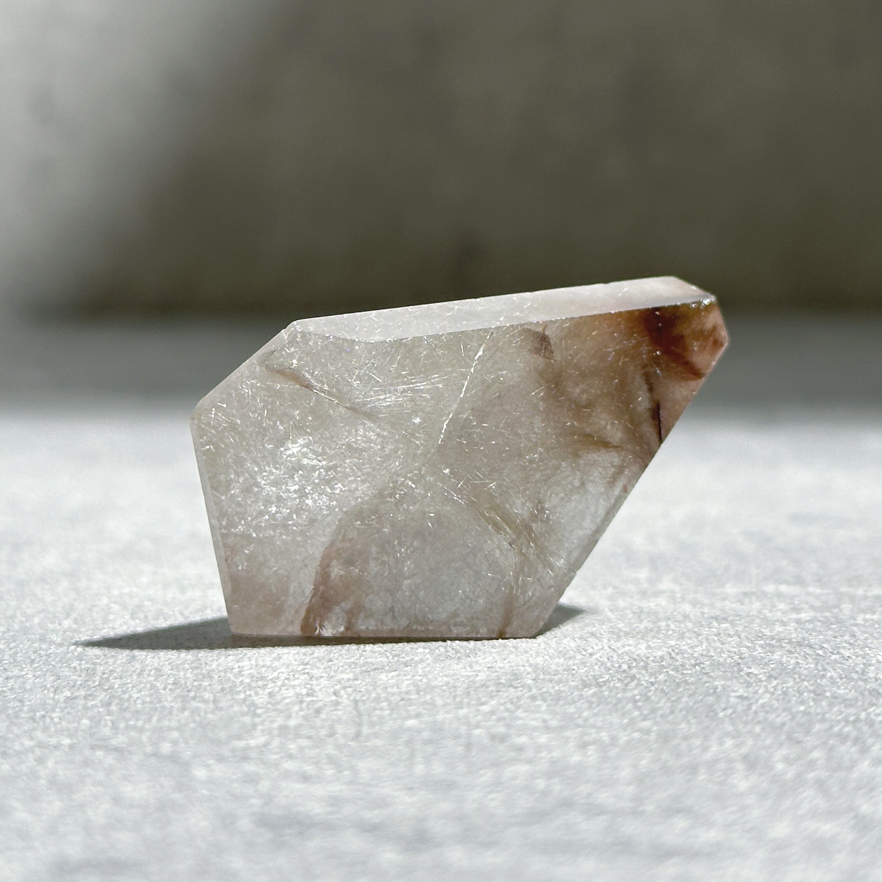 天然石　ルチルクォーツ　フリーフォーム　原石 ルチルインクォーツ フリーフォーム32◇ Rutile in Quartz◇天然石