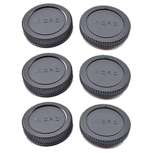 【新着特価】ATAK マイクロフォーサーズ キャップ 互換(Panasonic パナソニックOLYMPUS オリンパス) /レンズ リア キャップ 3個 & ボディキャップ 3個 合計6個