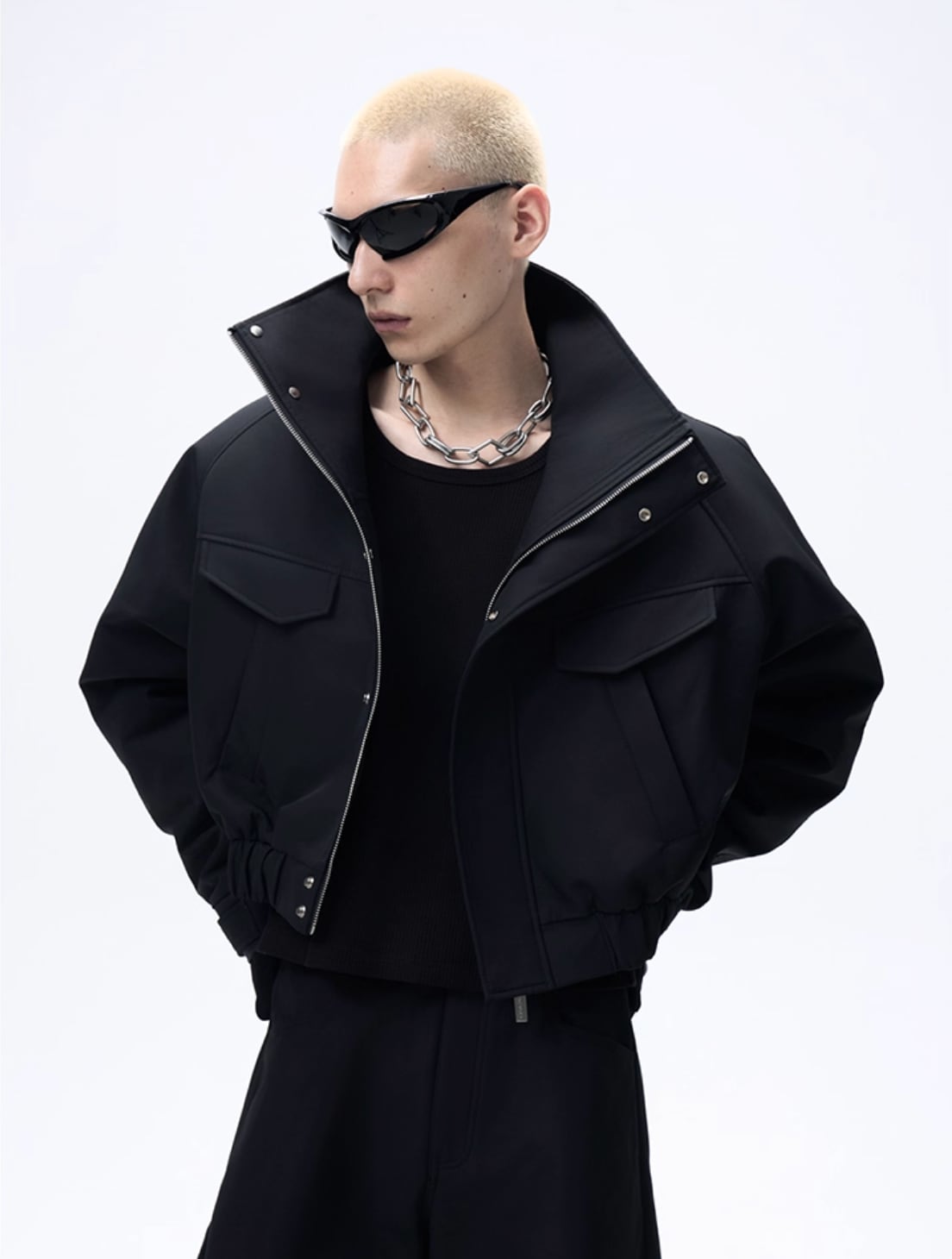 Maori Power Jacket Short Stand Collar Jacket 0016