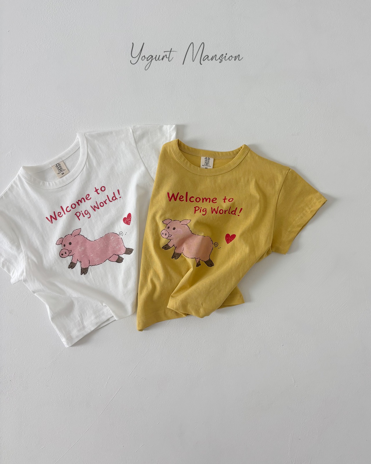 【取寄/韓国直送】Yogurt Mansion 26/SM ピグランドTシャツ