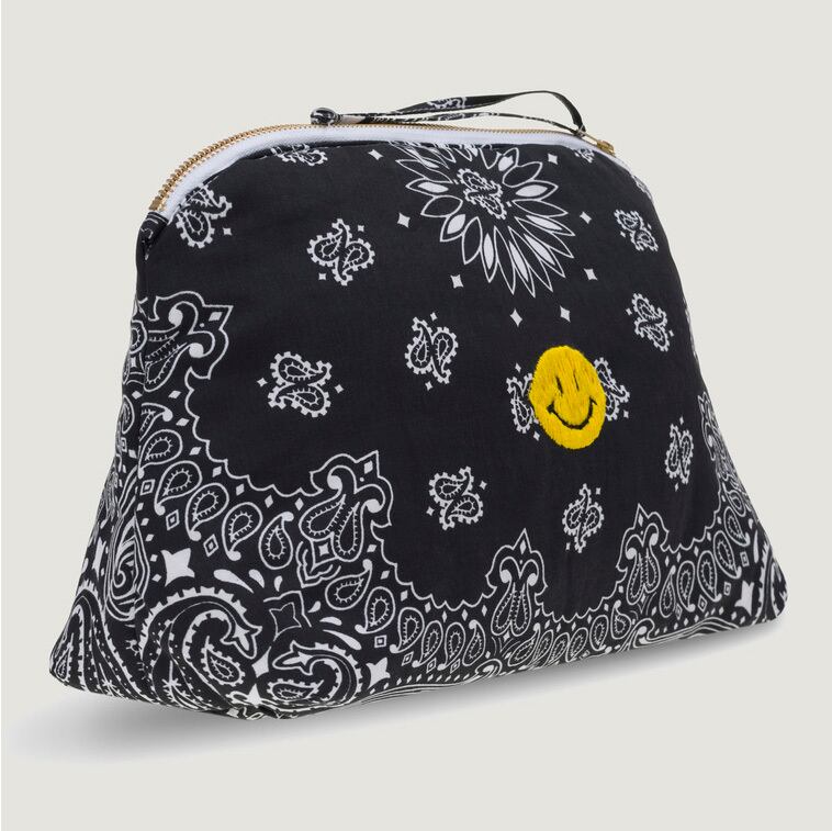 CALL IT BY YOUR NAME Vanity Pouch Large ALL BLACK | SAKAN LES YEUX