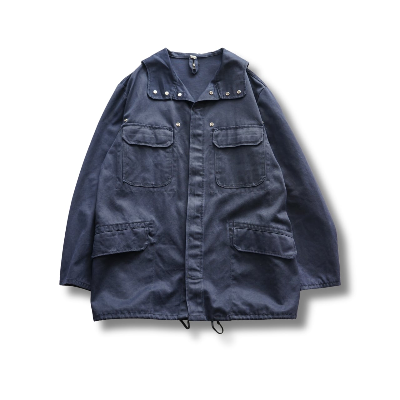 ドイツ ファイアーマンジャケット コットン ネイビー サイズ50(実寸L相当)|NA806