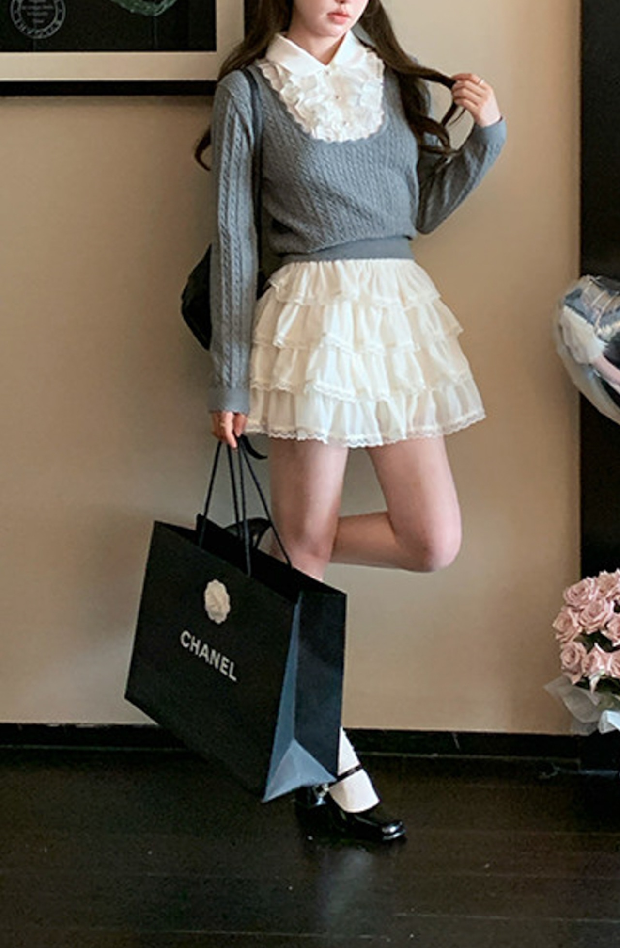 フリルティアードミニスカート LK1815