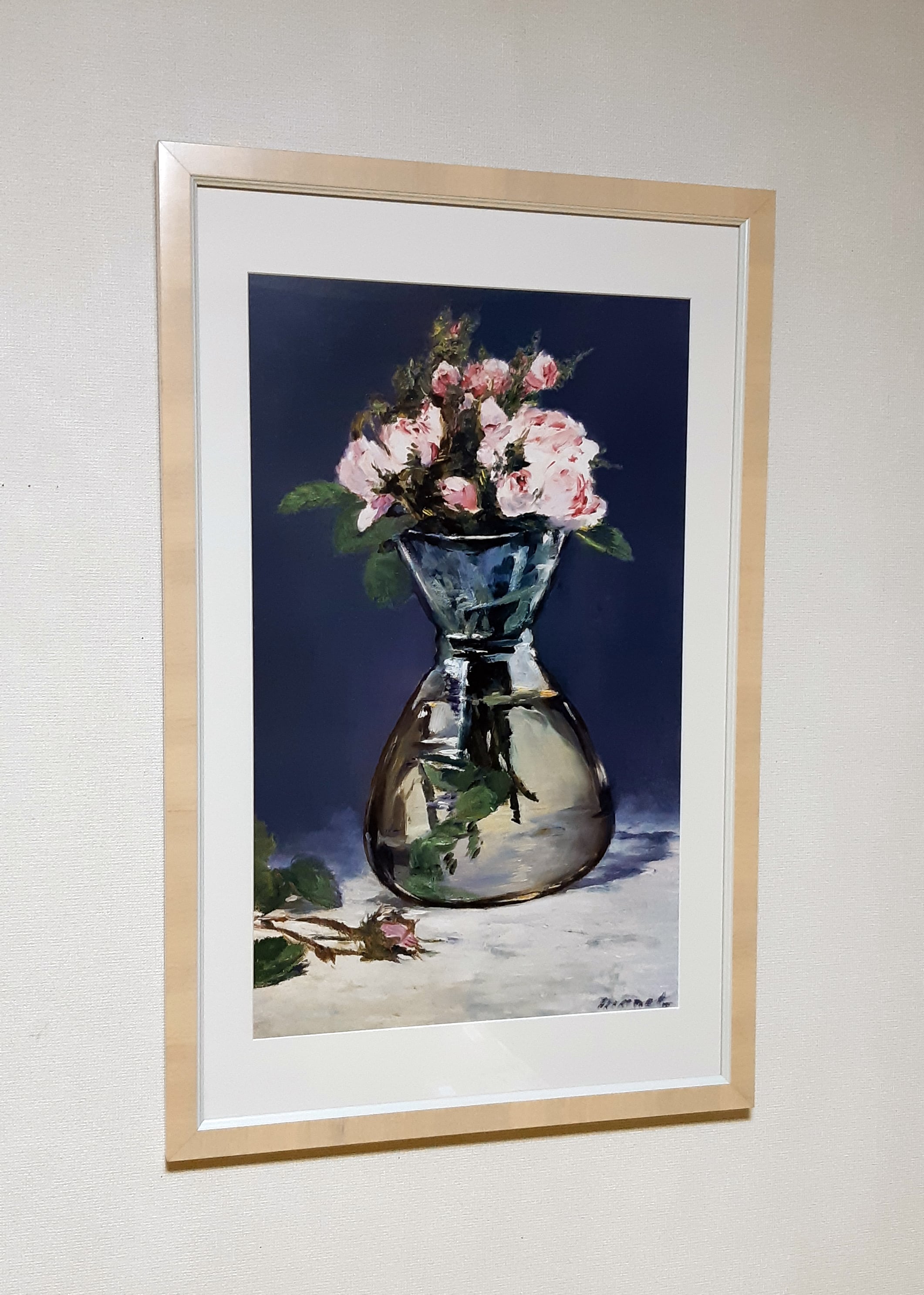 エドゥアール・マネ　「クリスタル花瓶の花（Ⅰ）」