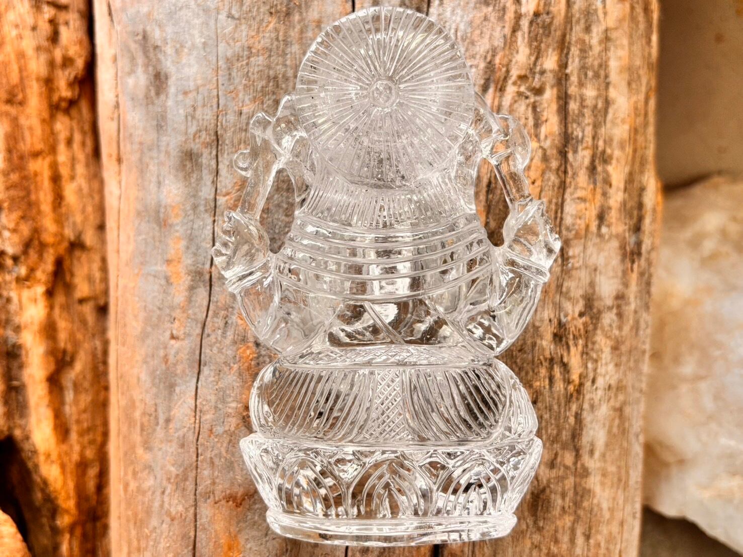 マニカラン水晶 手彫りガネーシャ | Amour 贈