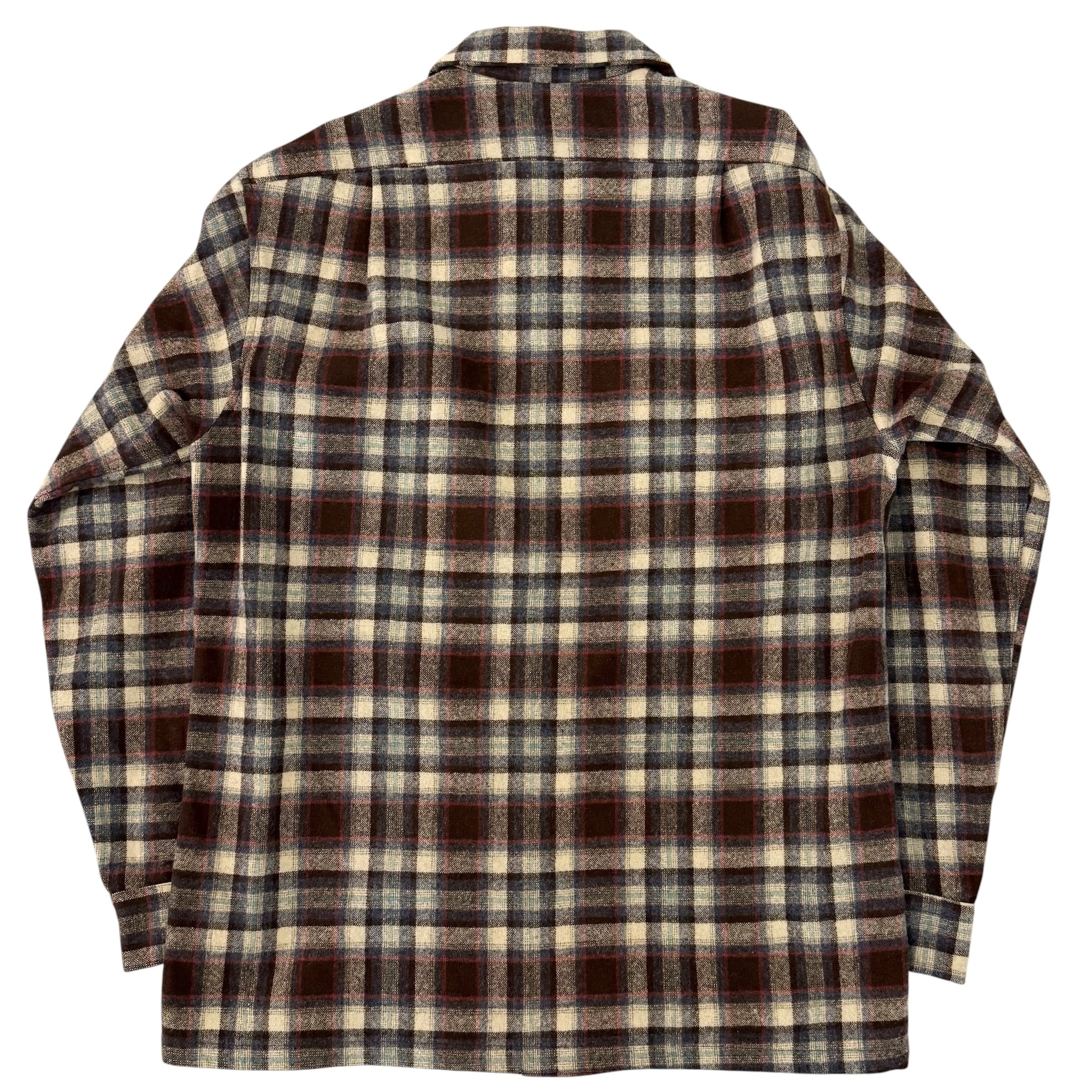 70s PENDLETON BOARD SHIRT 茶×ベージュ | BerBerJin Yuhodo