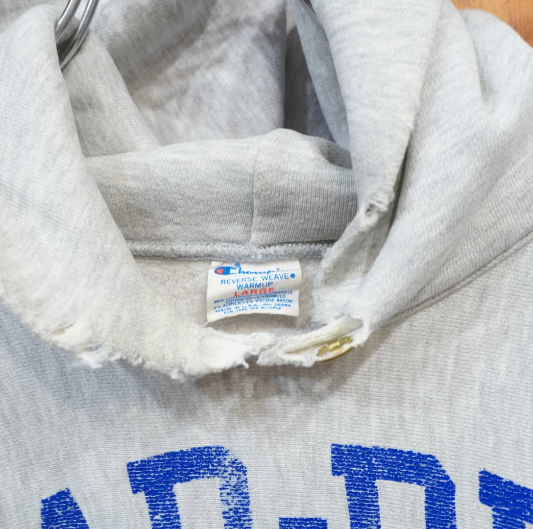 80s champion reverse weave パーカー グレー L/チャンピオン リバース