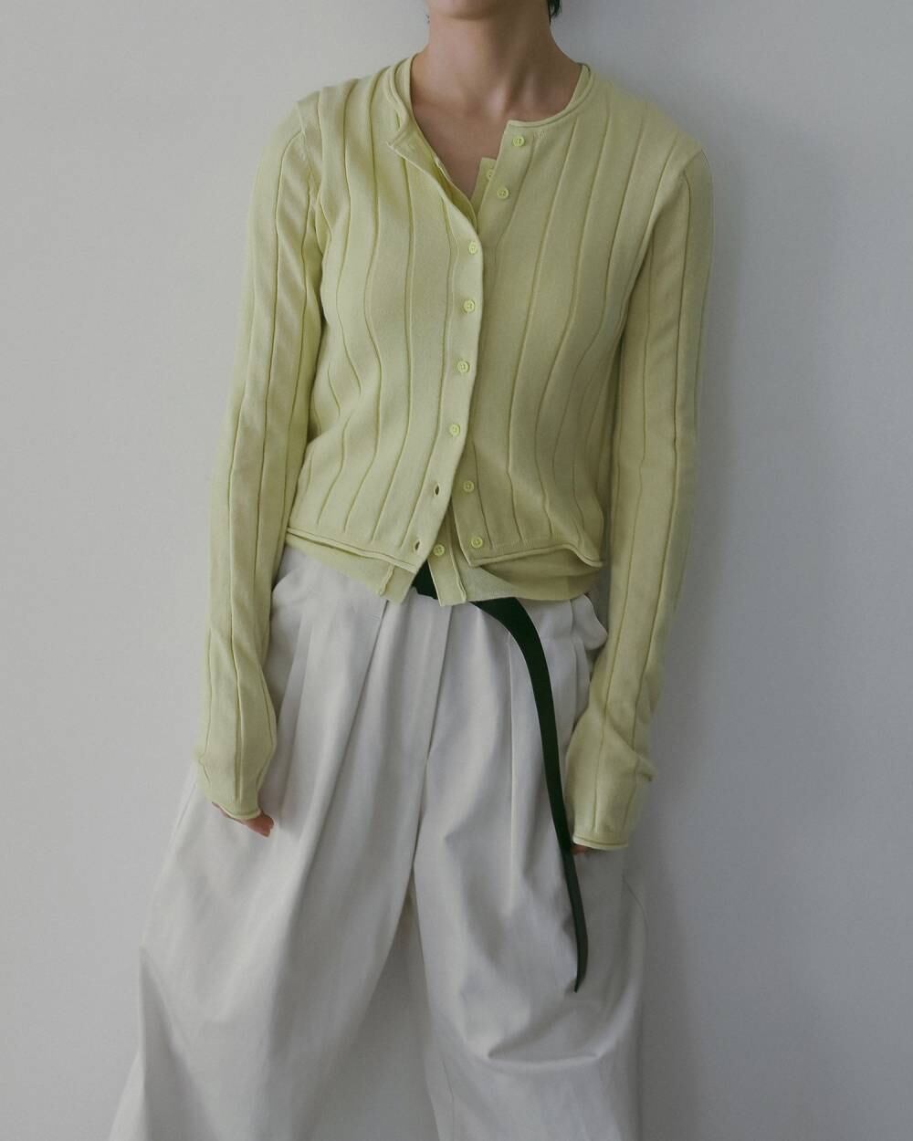 anuke 】Cotton Layered Cardigan | valance 福井｜レディース