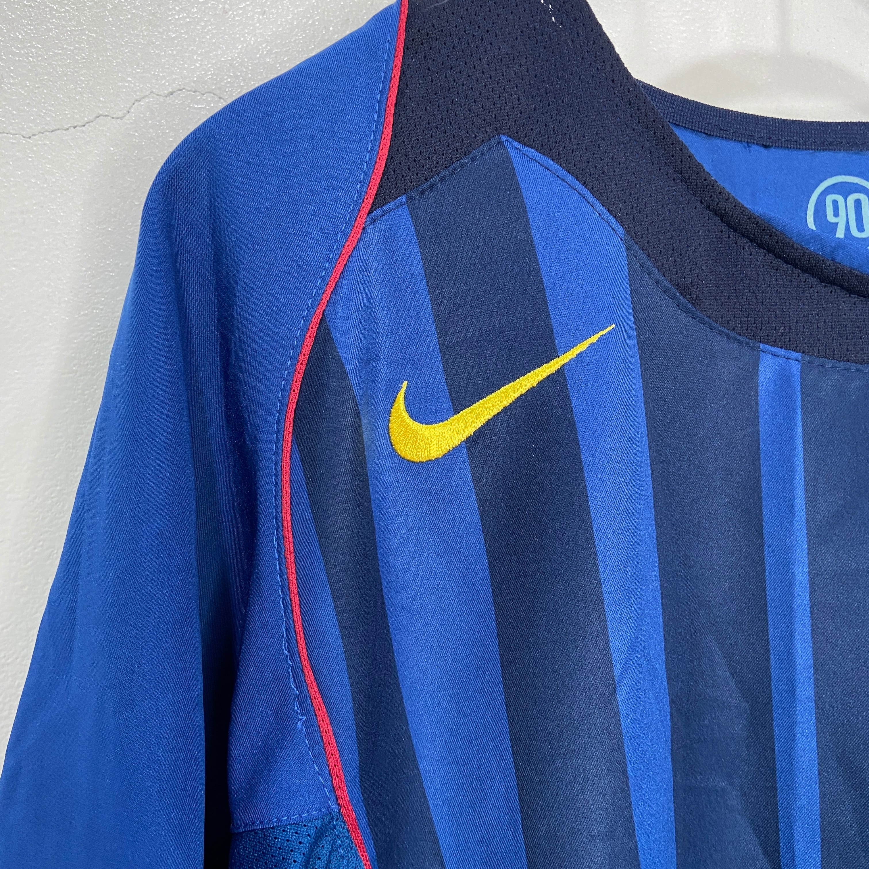 タグ付き未使用品 NIKE バルセロナ ロナウジーニョ サッカーT XL