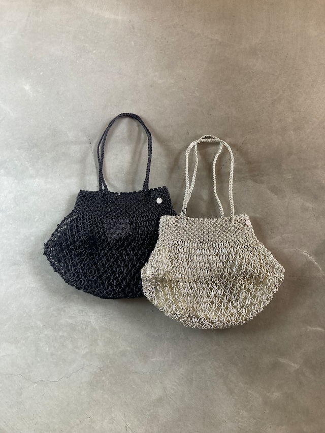 ne Quittez pas【Metallic Macrame Tote】