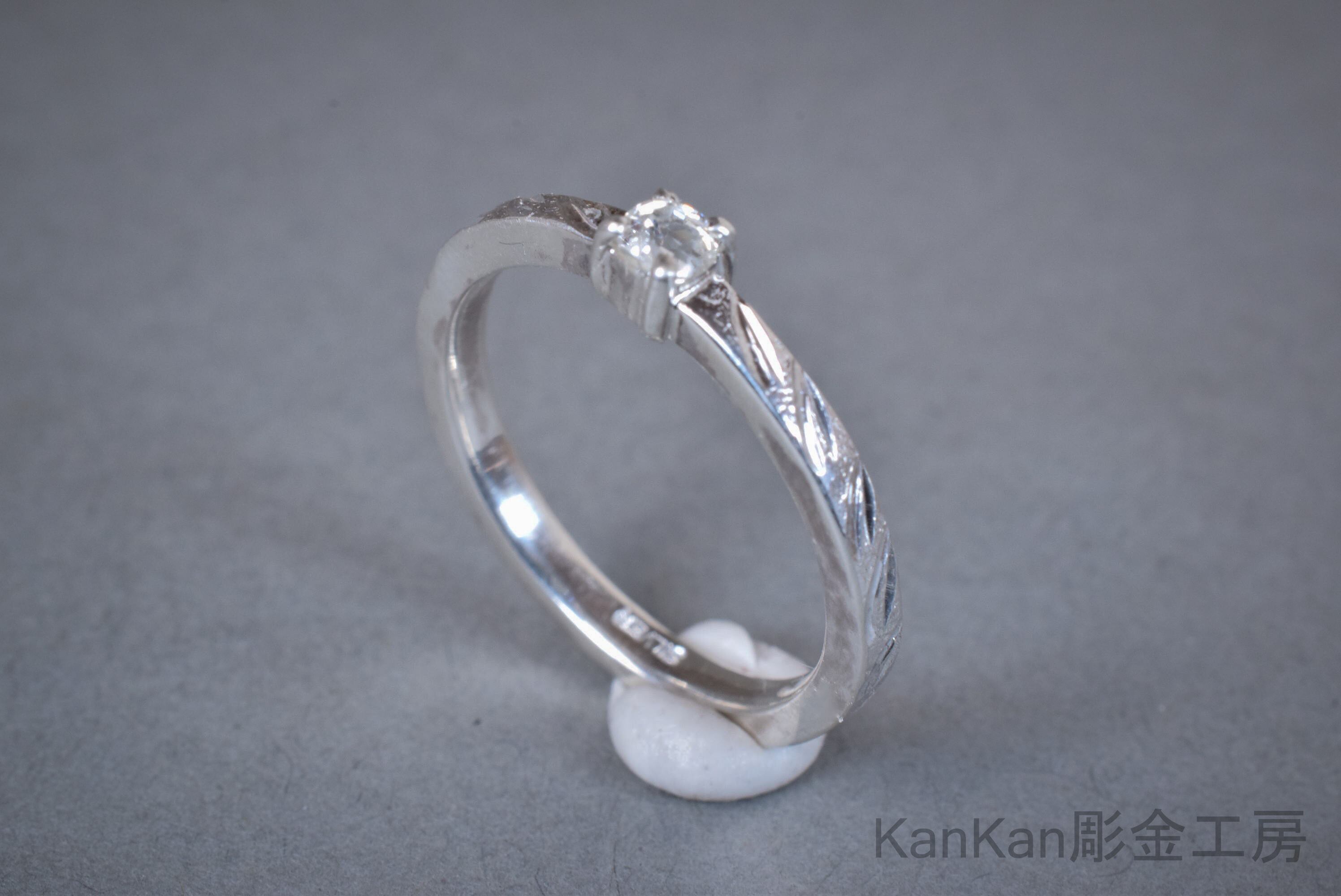 リューコガーネットのリング