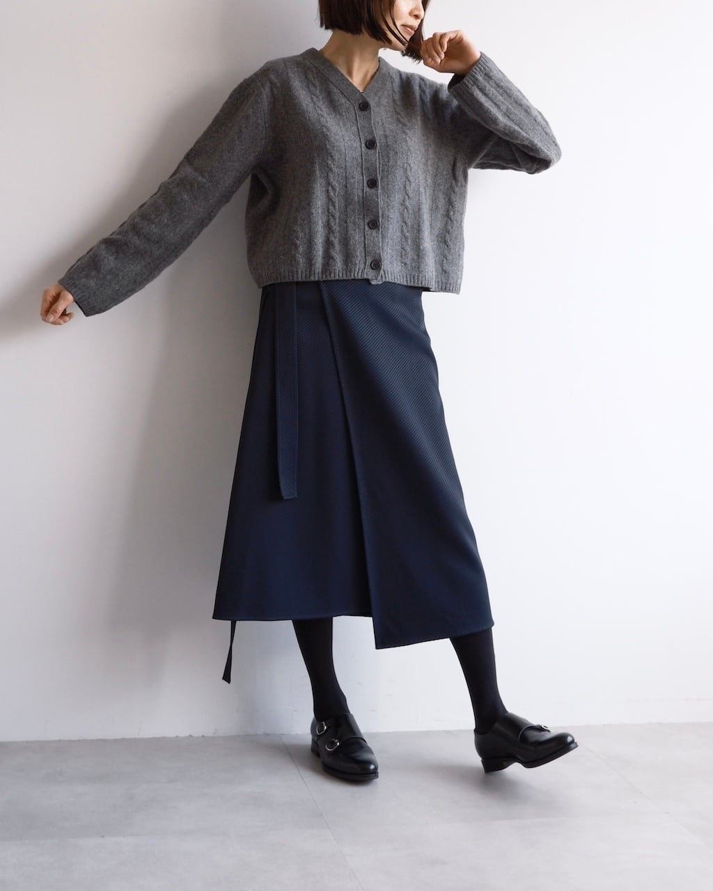 CÉLINE by Phoebe philo CROPPED CABLE KNIT CARDIGAN | dear closet