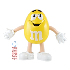 M&M's ベンダブル フィギュア エムアンドエムズ イエロー 17cm