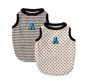 予約【andblank】A Stripe Sleeveless (Black)