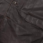 本革 Gresham グレシャム 羊革 シワ加工 レザージャケット LL/ダークブラウン メンズ
