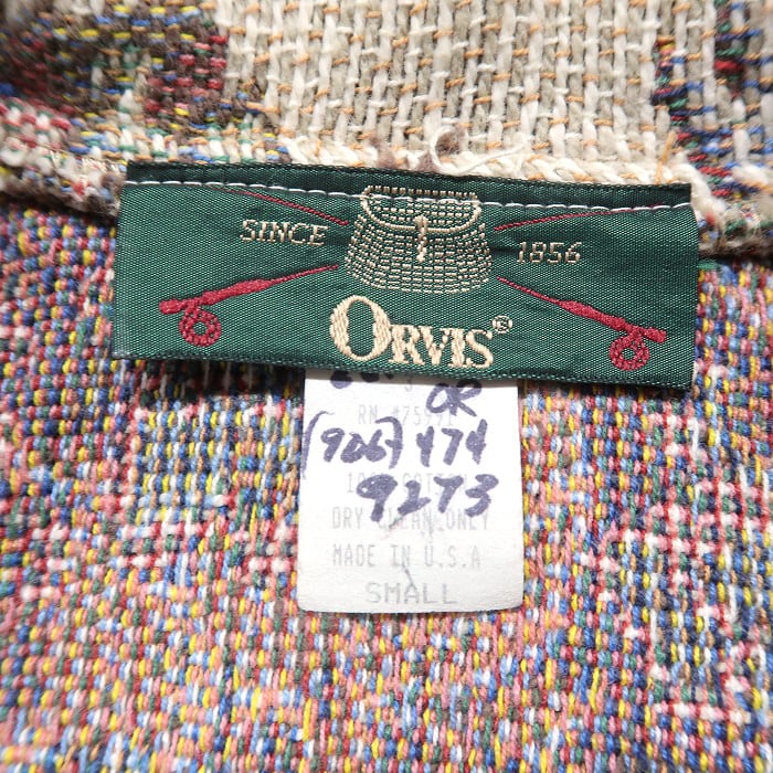 古着 90年代 USA製 オービス ORVIS ゴブランジャケット デザイン ...