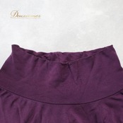 レディース トクコプルミエヴォル TOKUKO 1er VOL トップス ブラウス パープル系 無地 シンプル 伸縮 ストレッチ 日本製 ハイネック タートルネック 上品 カジュアル 普段着 かわいい レディースファッション